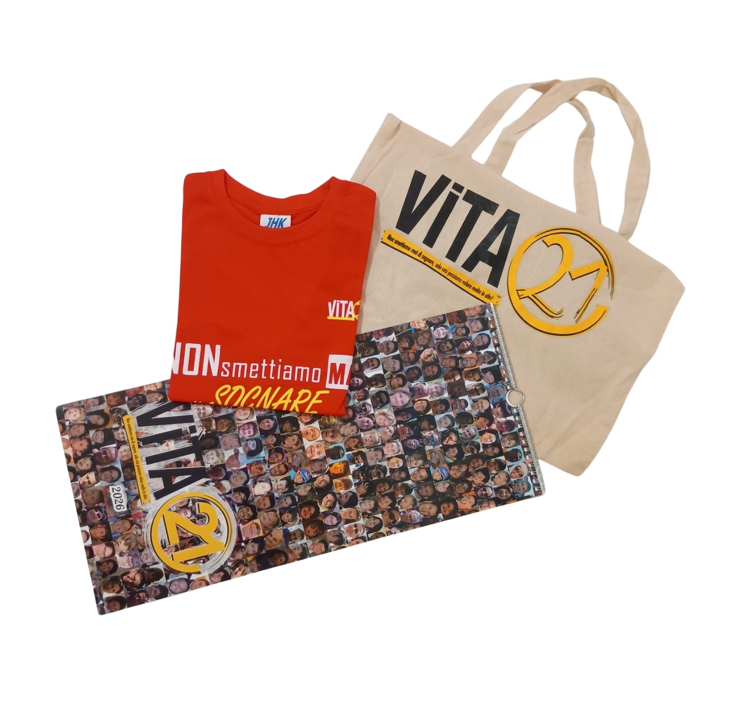 Shopper + maglietta + calendario - Triplo Sostegno